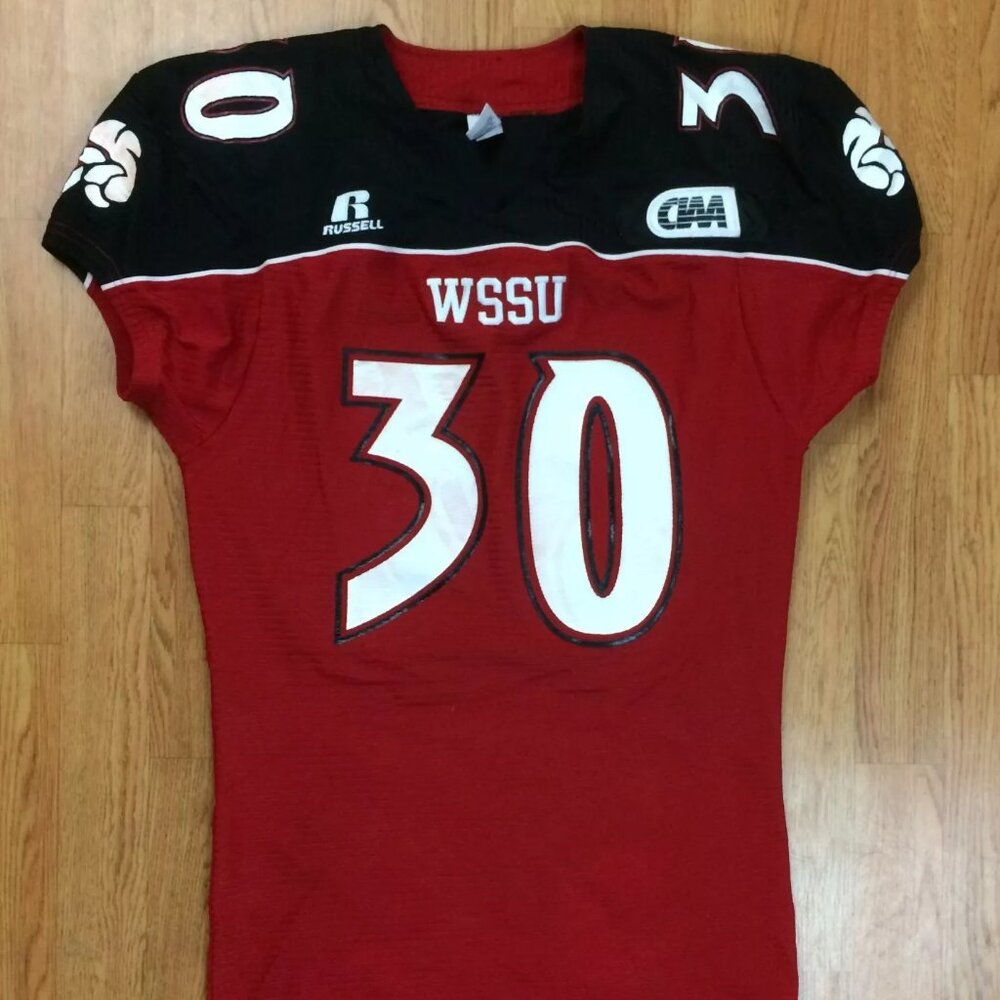 WSSU Rams Authentic Game Worn Football Jersey #30